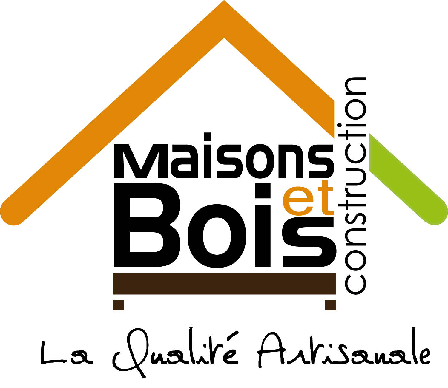 Logo Maison et bois construction la qualité artisanale